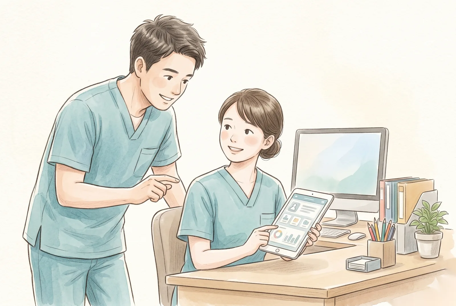 業務改善と健康管理